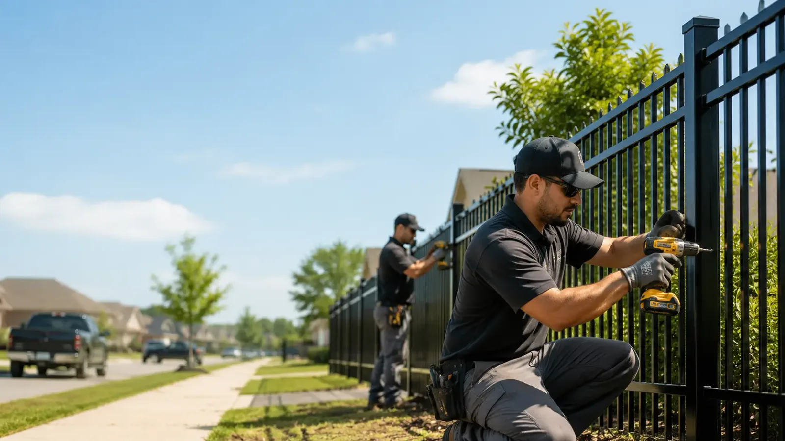 Metal Fence Installation in Albert, KS